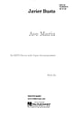 Ave Maria SATB choral sheet music cover